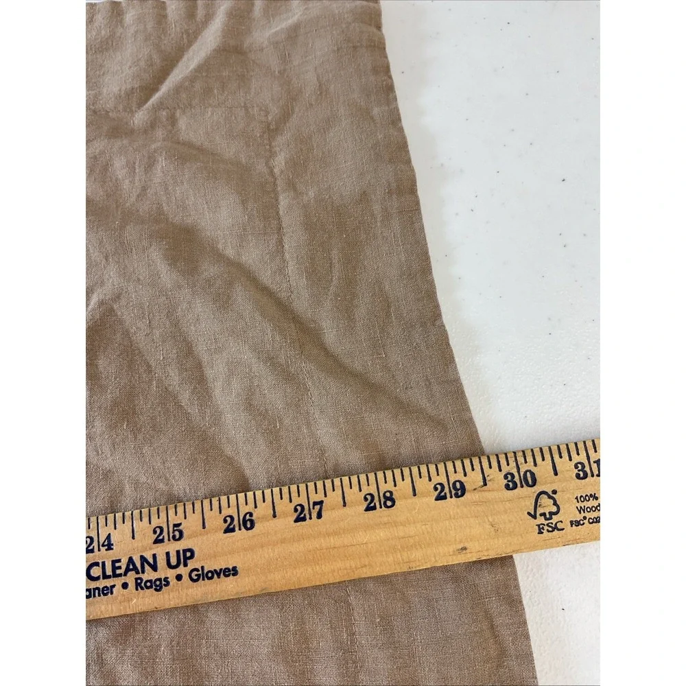 Bella Notte Linens Euro Pillow Sham Brown Mother of Pearl Plain Edge Made in USA